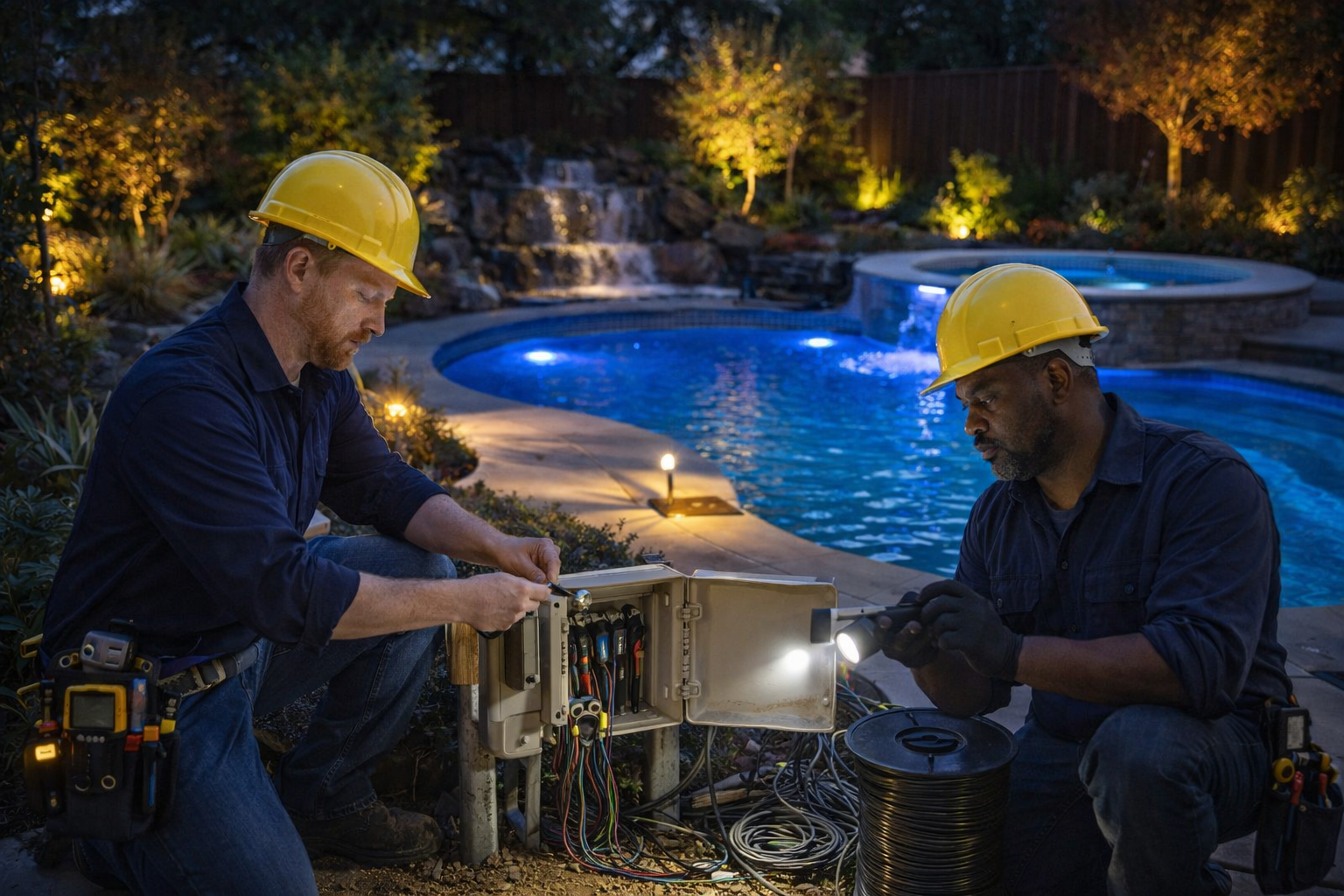 Electrify Electric Residential Landscape Pool Lighting